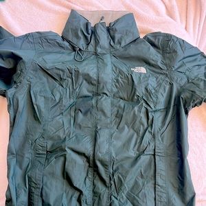 The north face L women’s rain shell